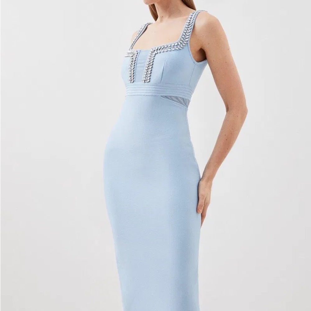 Baby Blue Cocktail Karen Millen Dress NWT